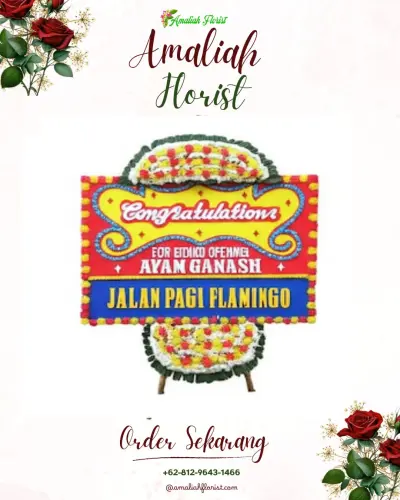 Bunga Papan Congratulation di Pasar Baru